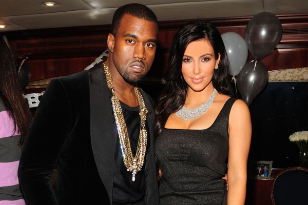 Kanye West và bạn gái hiện tại - Kim Kardashian